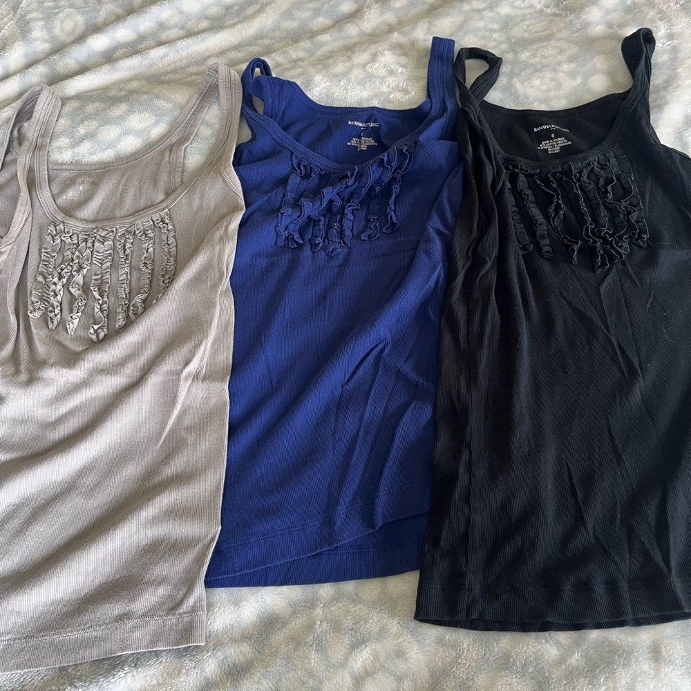 Banana Republic Ruffle Tank Tops - Picture 8 of 8